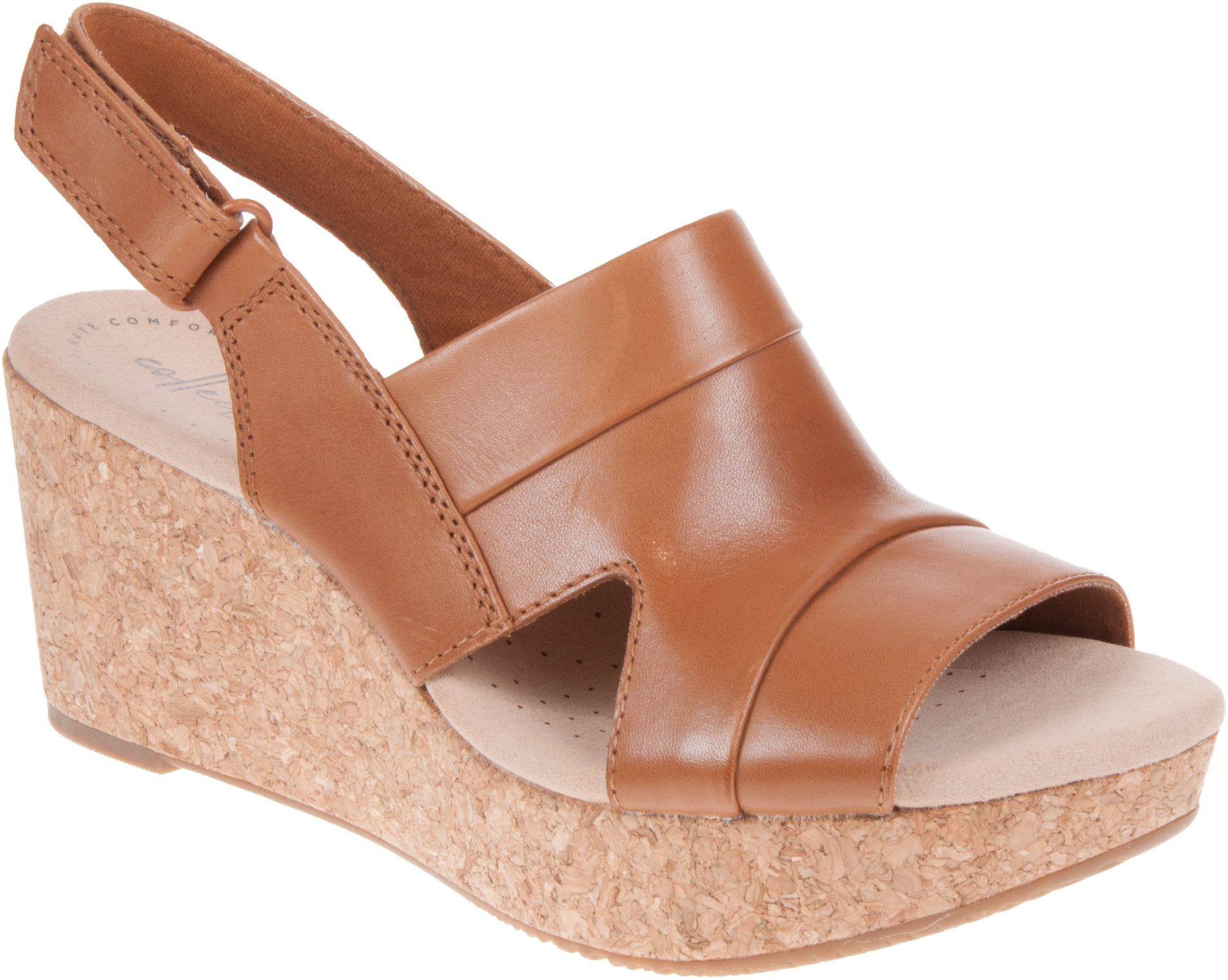 Clarks annadel ivory wedge on sale sandal