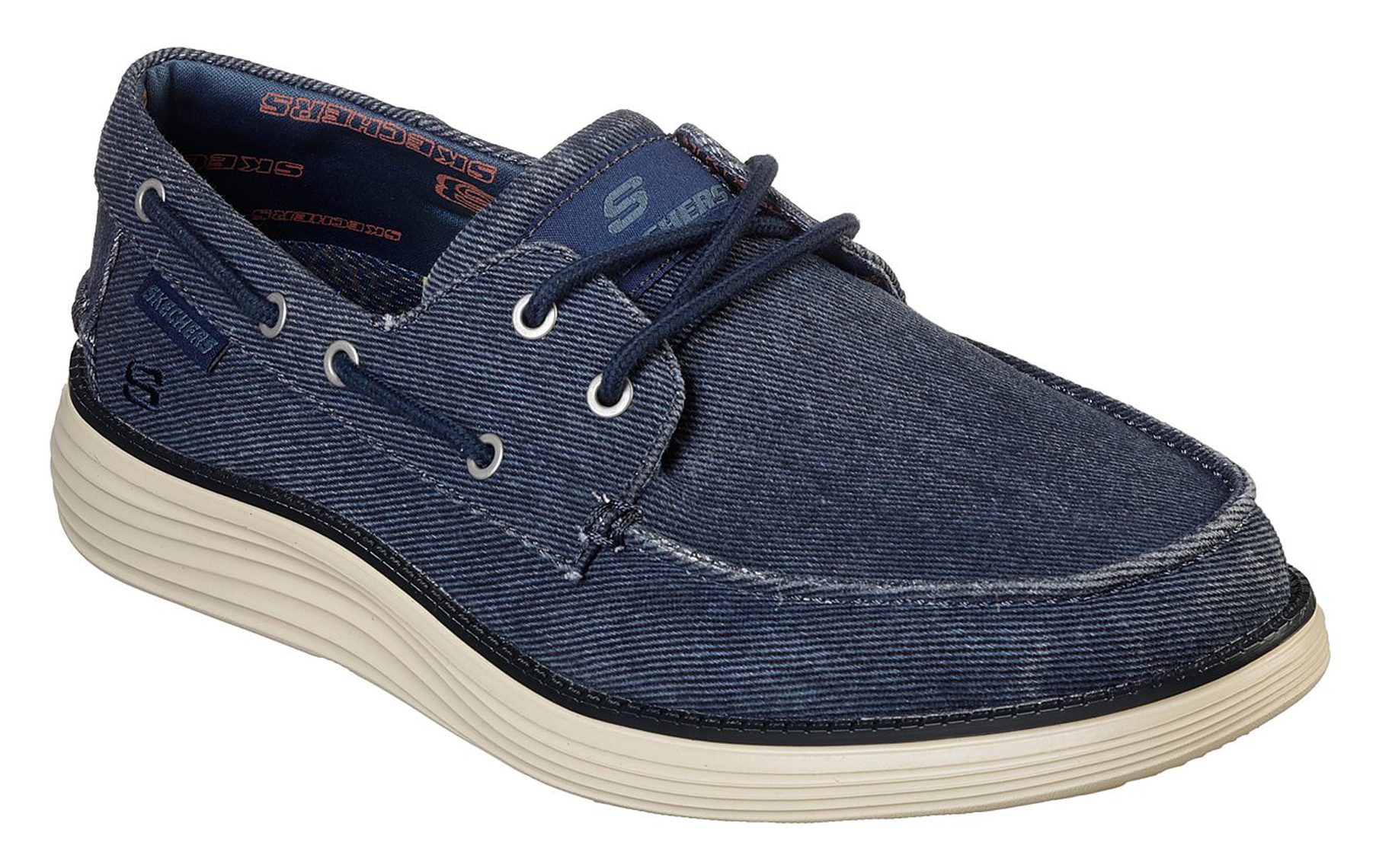 Skechers blue sales boat shoes