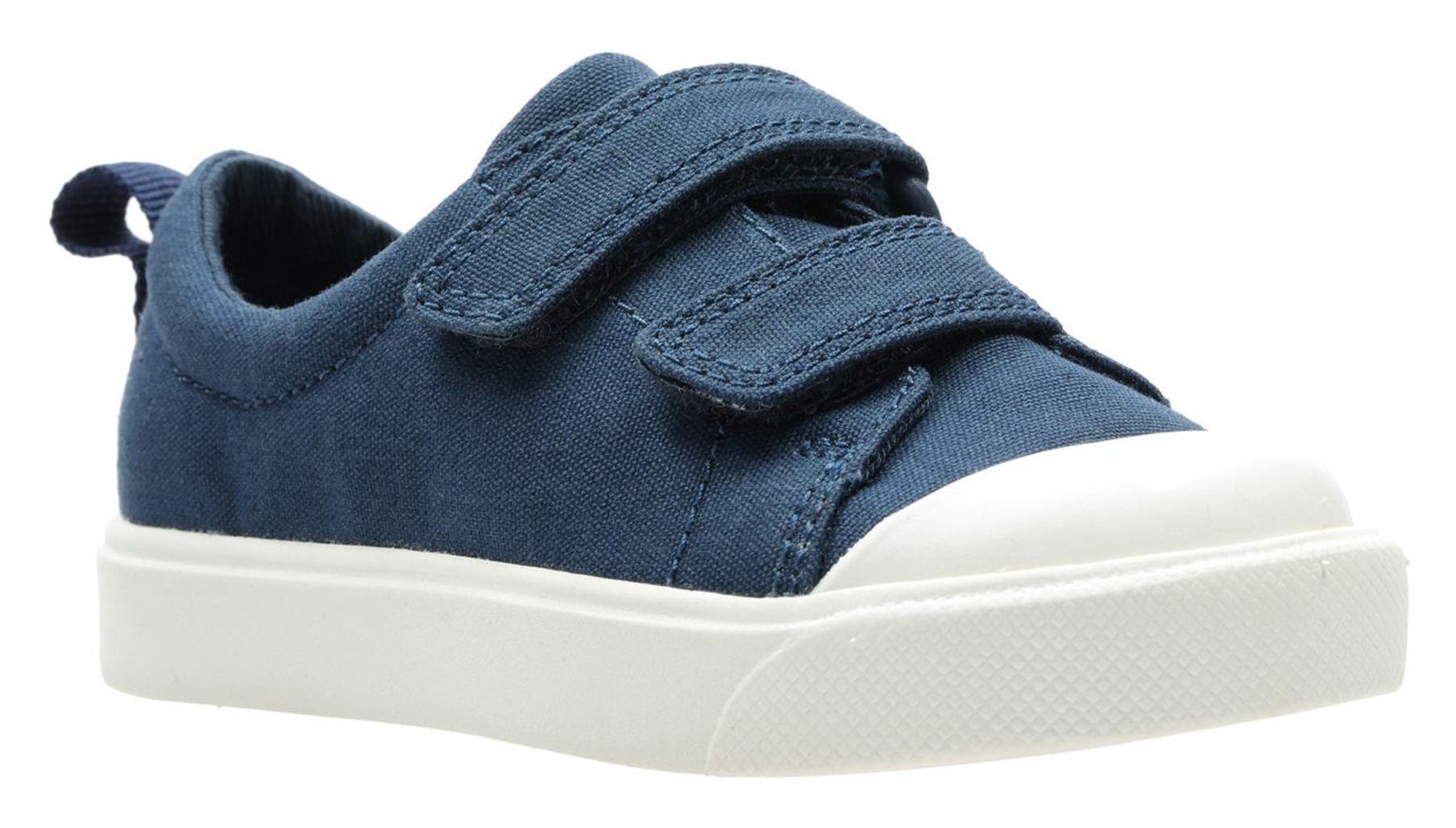 Clarks City Flare Lo Toddler Navy Canvas 26141584 - Boys Canvas Styles ...