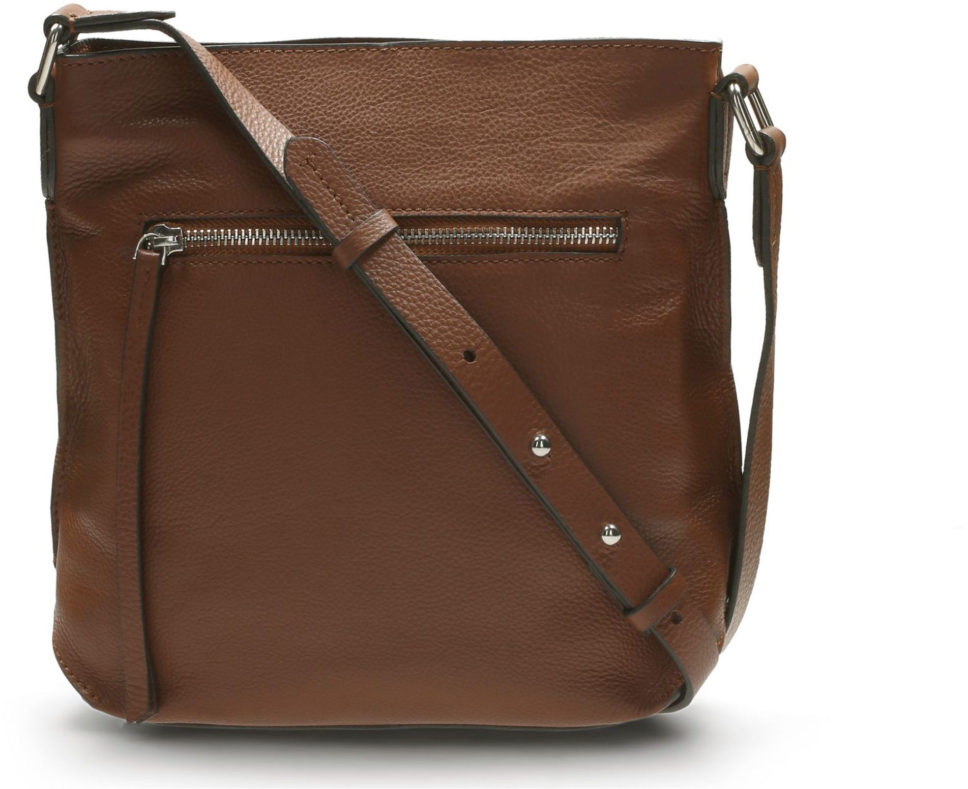 Clarks Topsham Tan Leather Cross Body Bags - Shoes