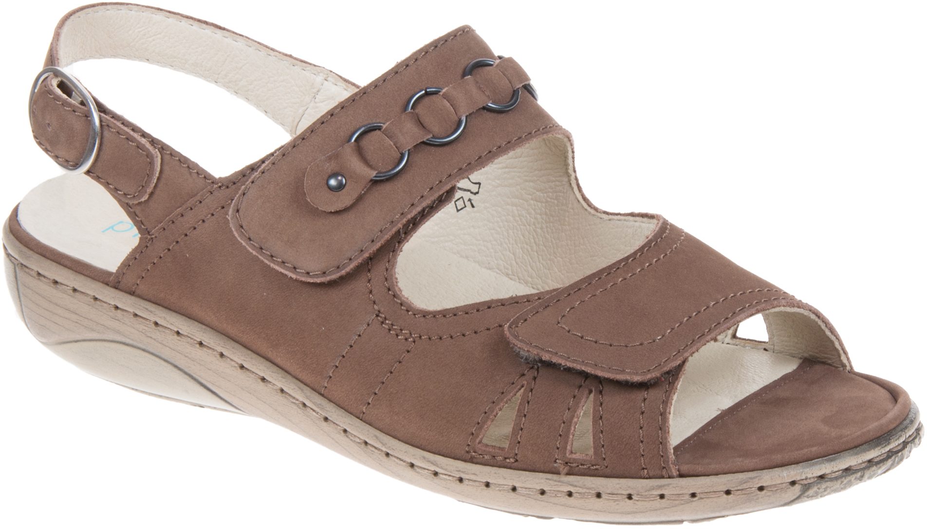 Waldlaufer Garda Brown 210004 191 046 - Full Sandals - Humphries Shoes