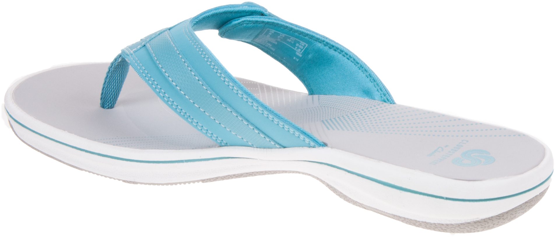 Clarks Brinkley Sea Aqua 26141208 - Toe Post Sandals - Humphries Shoes