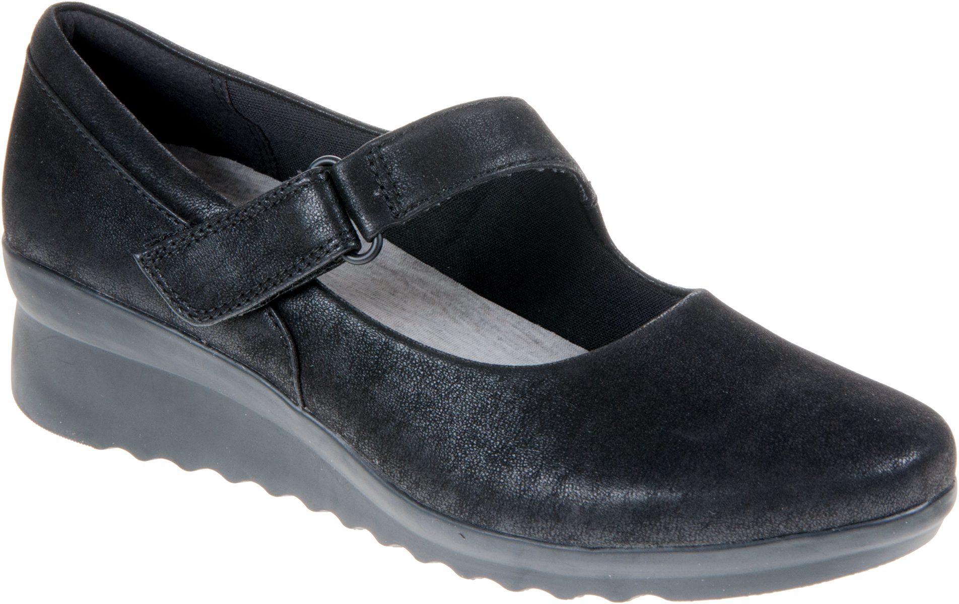 Clarks Caddell Yale Black 26129378 - Ballerina Shoes - Humphries Shoes