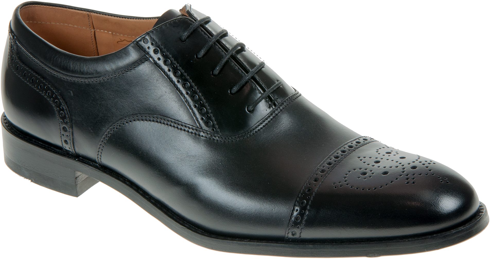 Loake Woodstock Black - Formal Shoes - Humphries Shoes