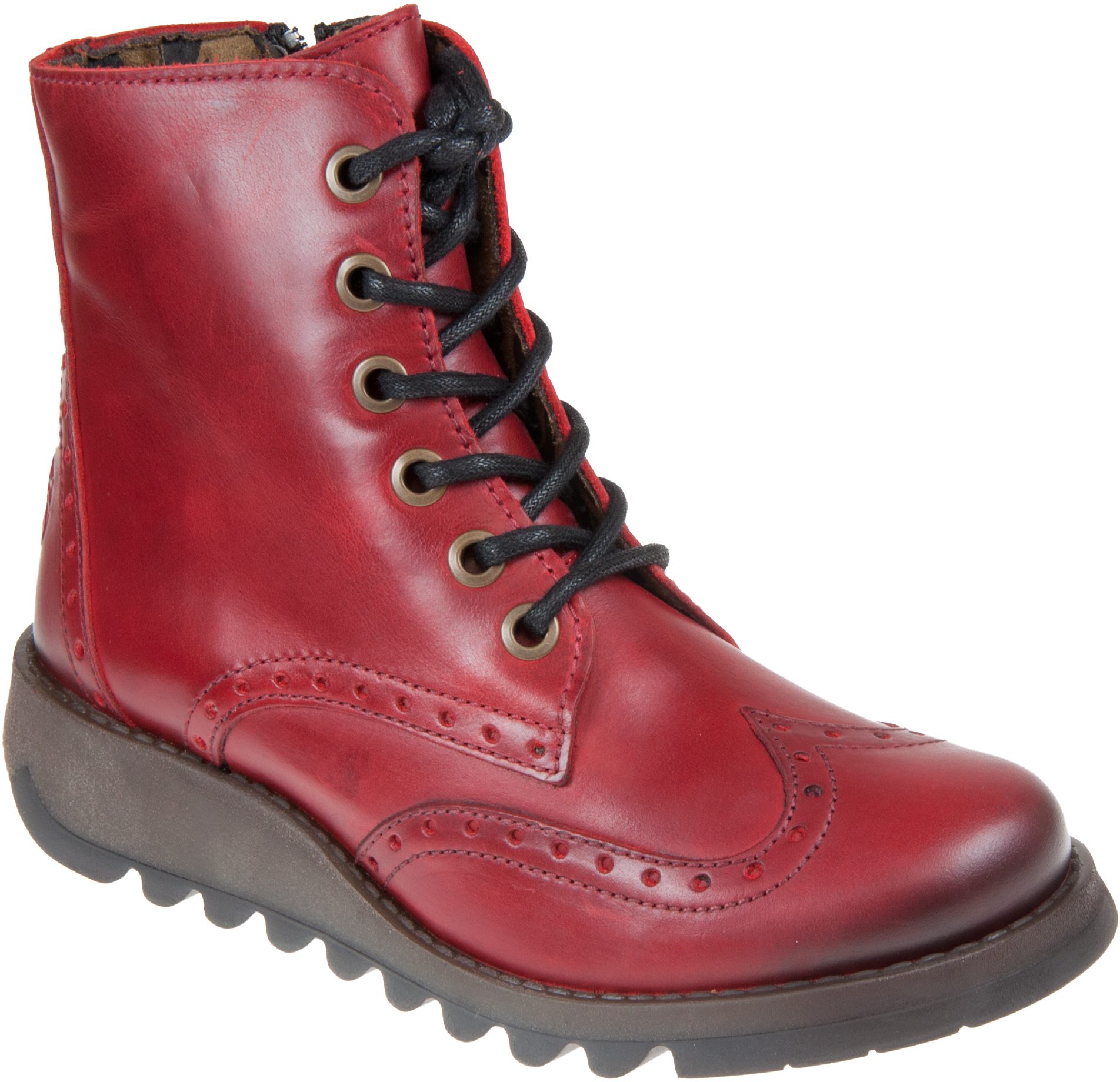 Fly London Sarl Red PL144069008 - Ankle Boots - Humphries Shoes