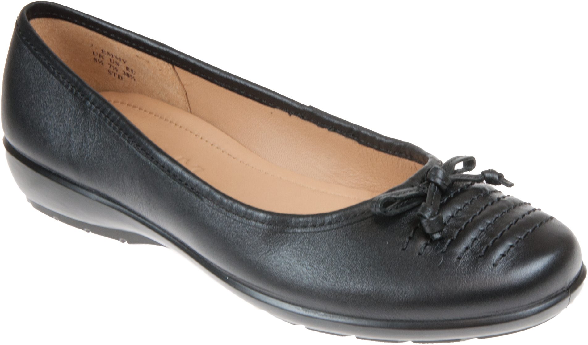Hotter Emmy Black Leather EMMYX1 - Everyday Shoes - Humphries Shoes