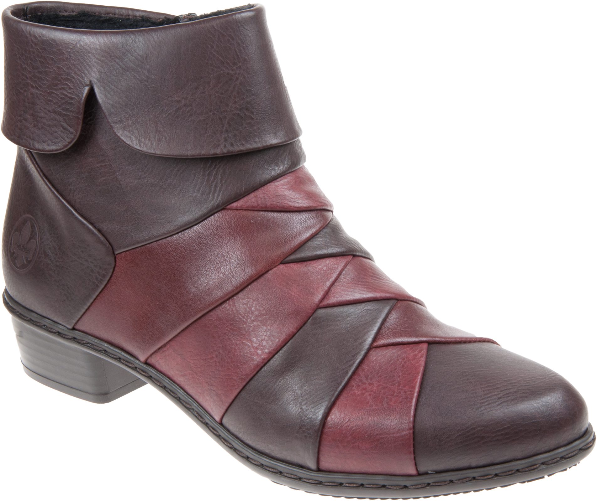 Rieker Y0791 Brown / Wine Y0791-26 - Ankle Boots - Humphries Shoes