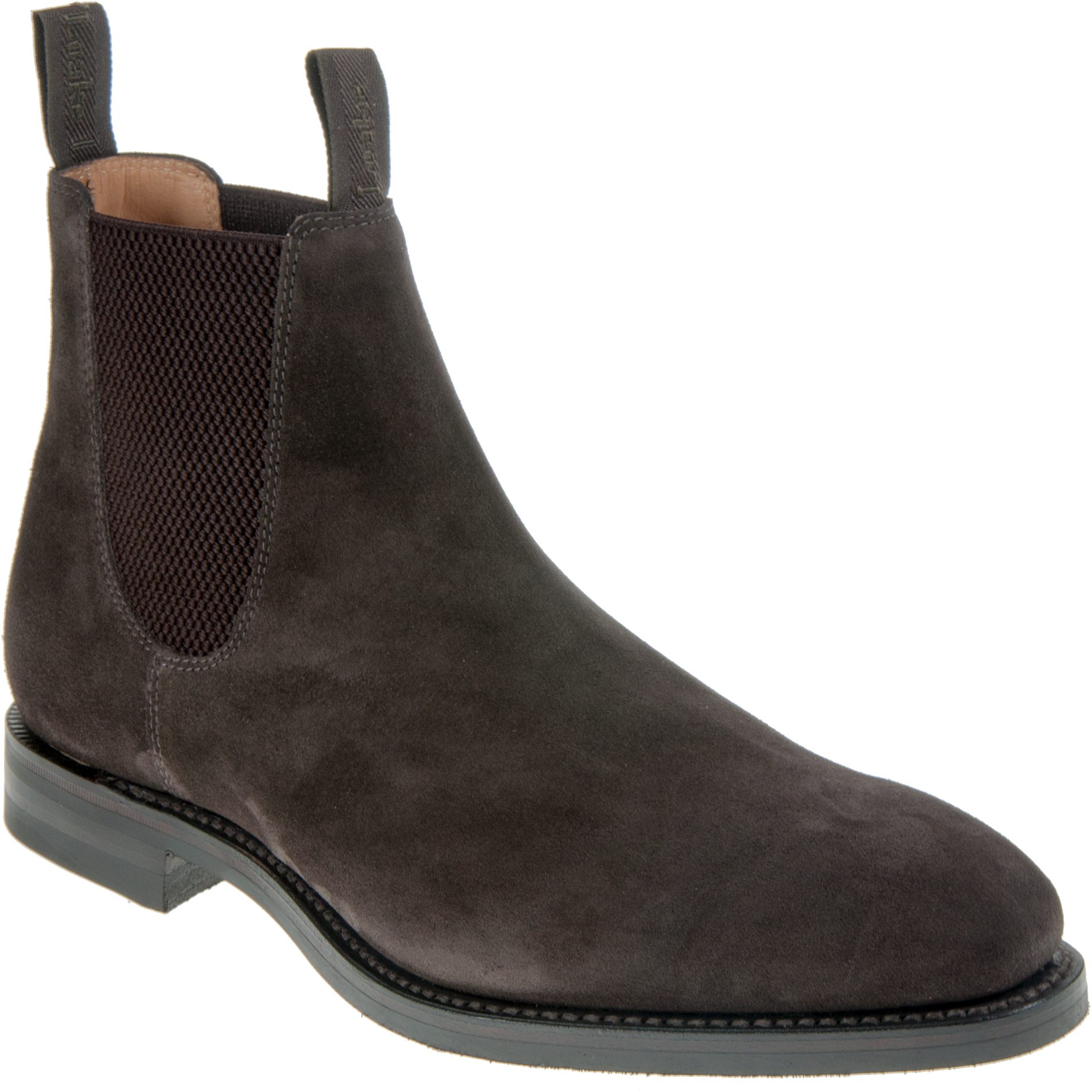Loake Chatsworth Dark Brown Suede - Casual Boots - Humphries Shoes