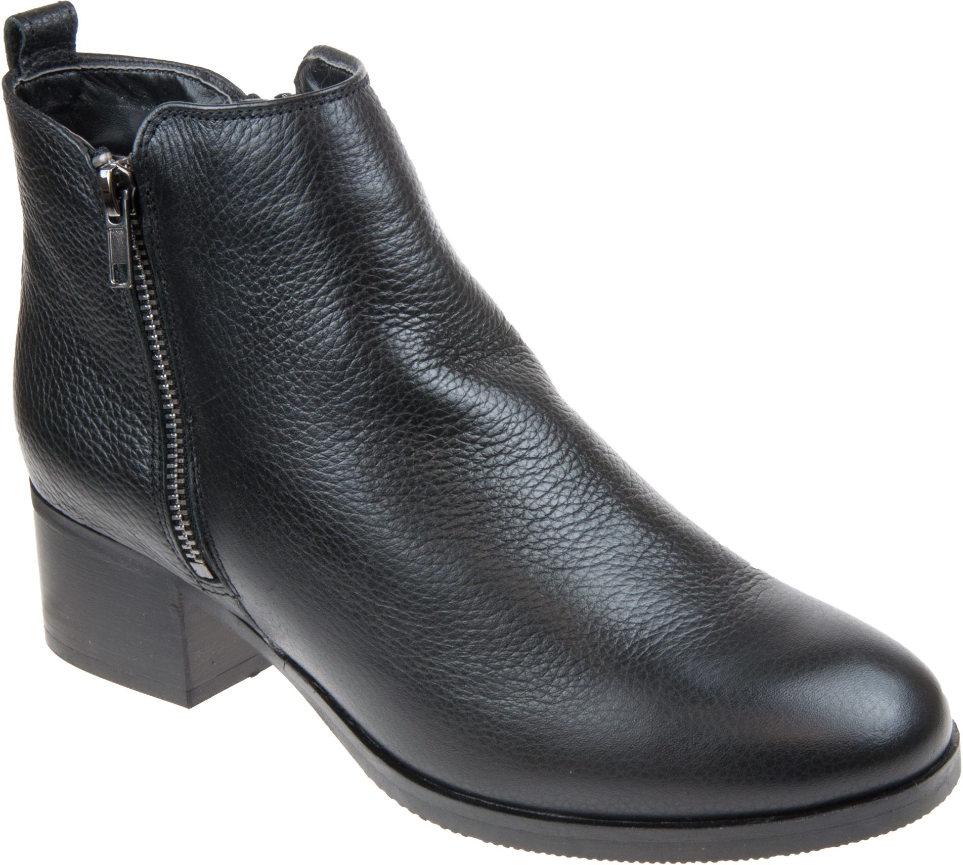 Clarks Mila Sky Black Leather 26146790 - Ankle Boots - Humphries Shoes