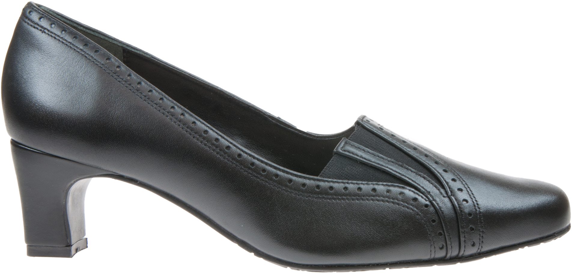 Van Dal Winona Black / Elastic 1600120 - Court Shoes - Humphries Shoes