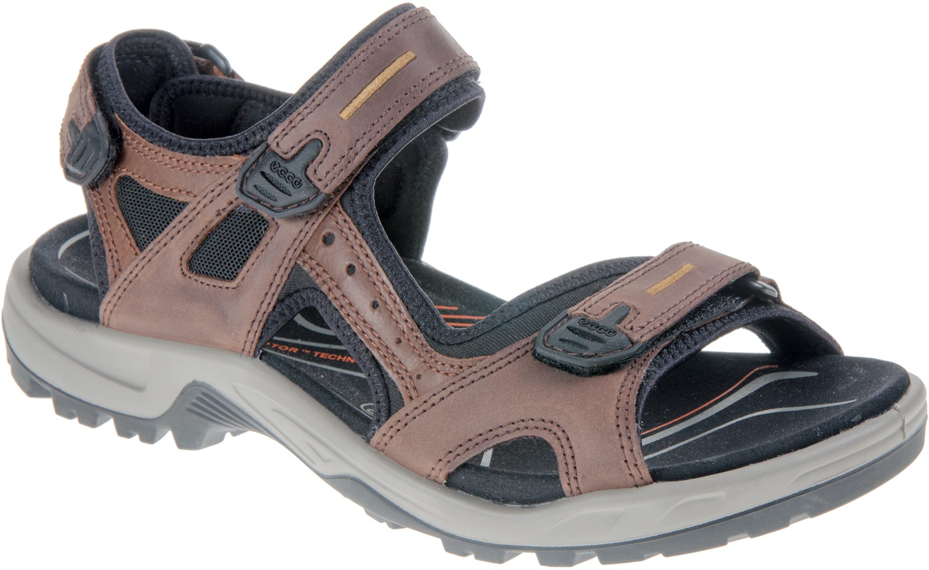 Ecco brown sandals best sale