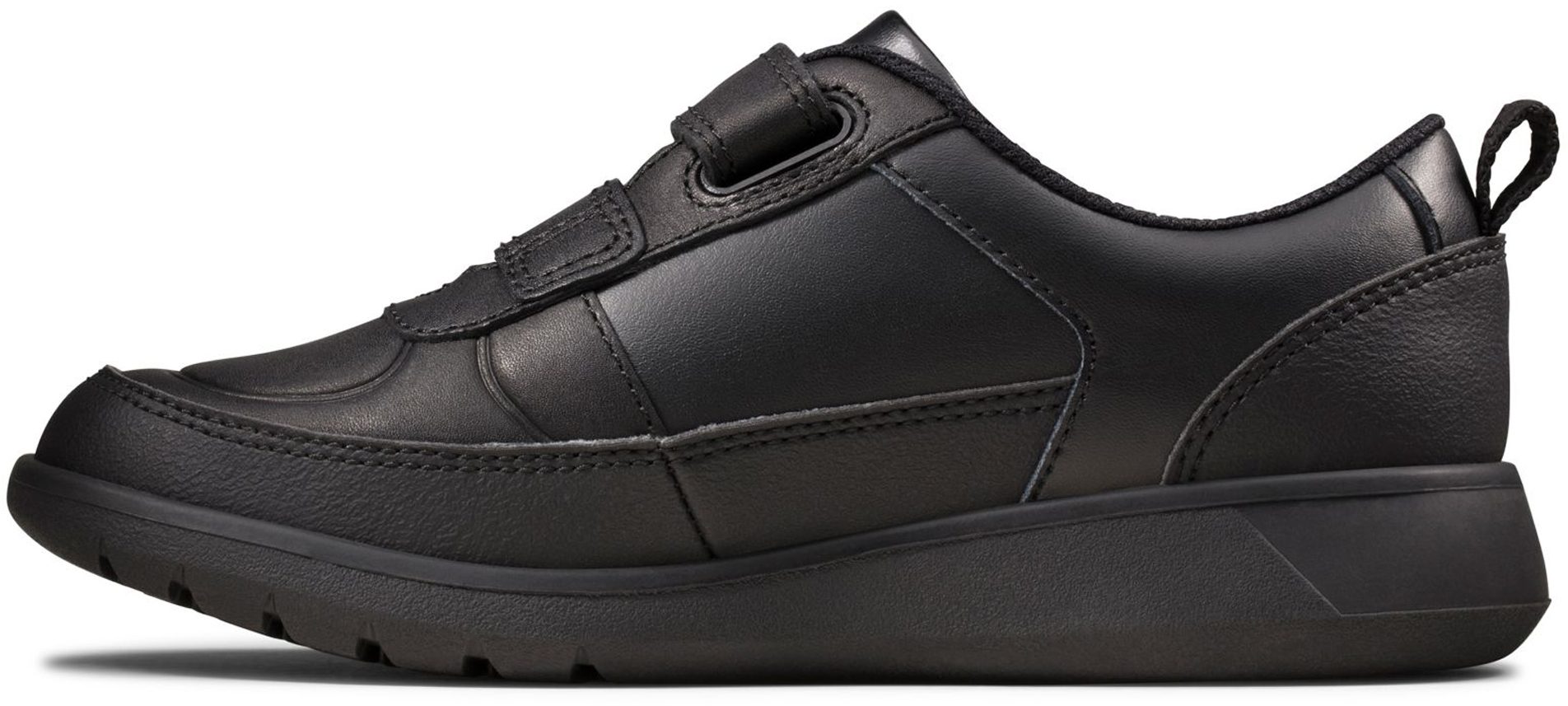 Clarks Scape Flare Kid Black Leather 26149401 - Boys School Shoes ...