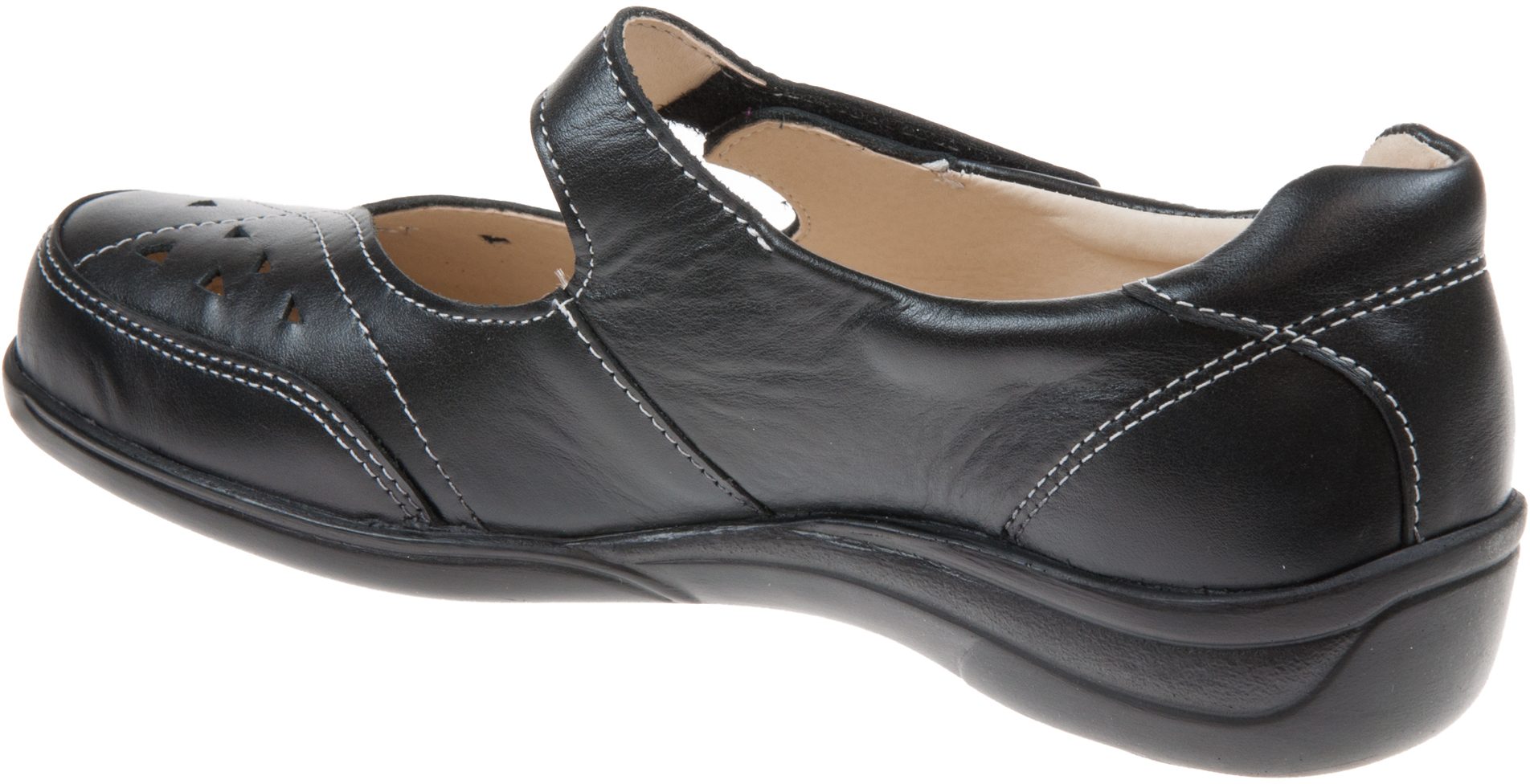 DB Easy B Shoes Miranda Black 68170 - Everyday Shoes - Humphries Shoes