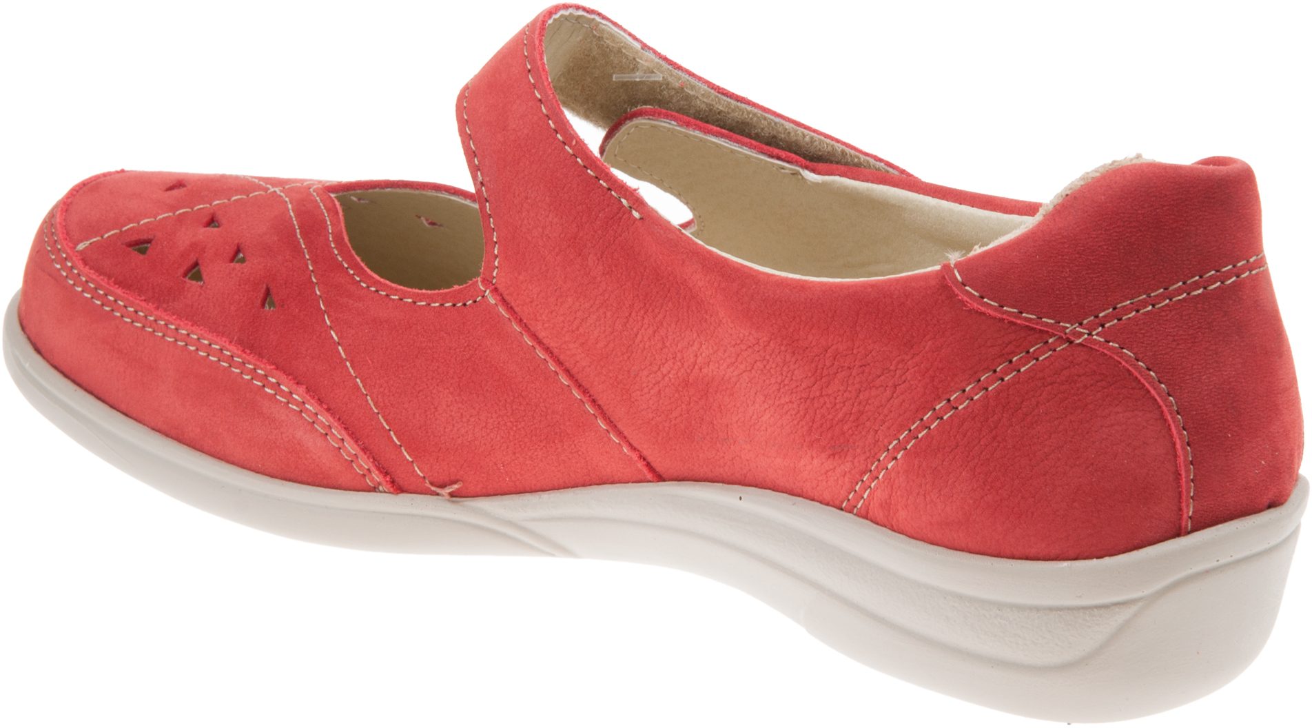 DB Easy B Shoes Miranda Red 68170 - Everyday Shoes - Humphries Shoes