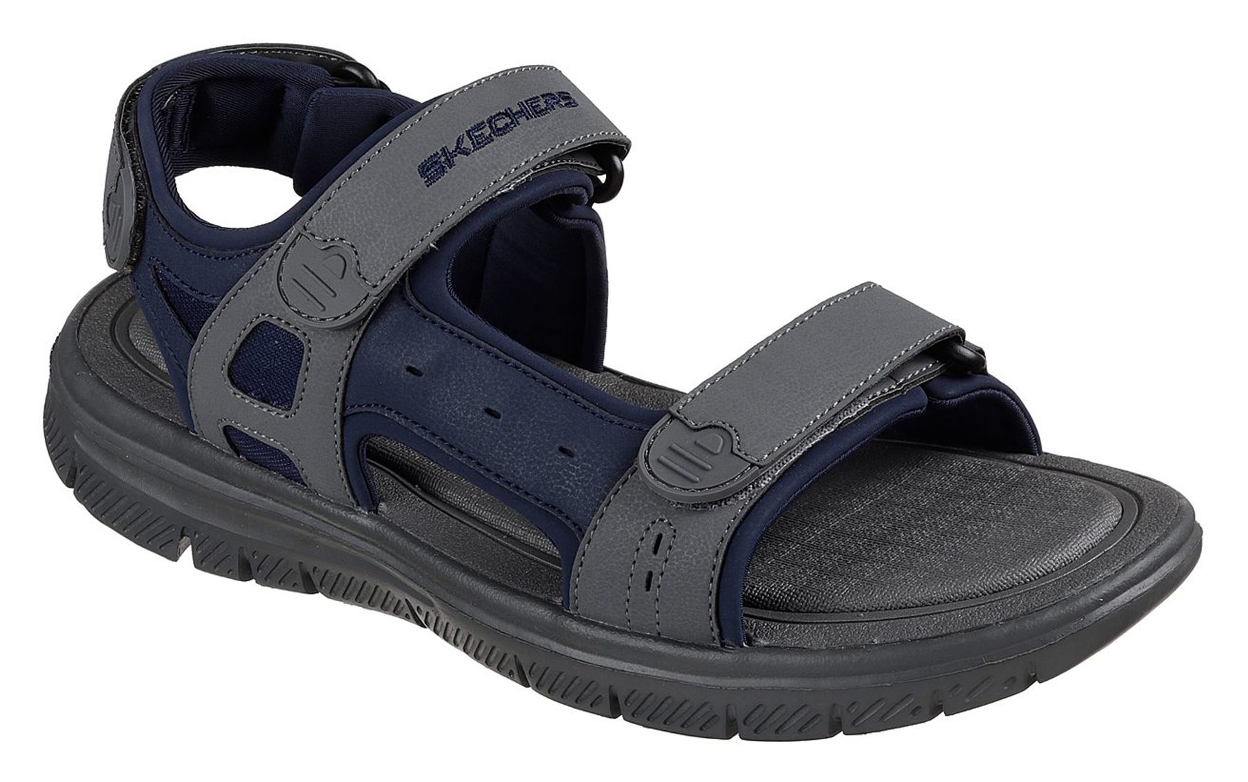 Skechers Flex Advantage S - - Navy Full 51874 Charcoal Humphries Shoes - NVCC Sandals / Upwell
