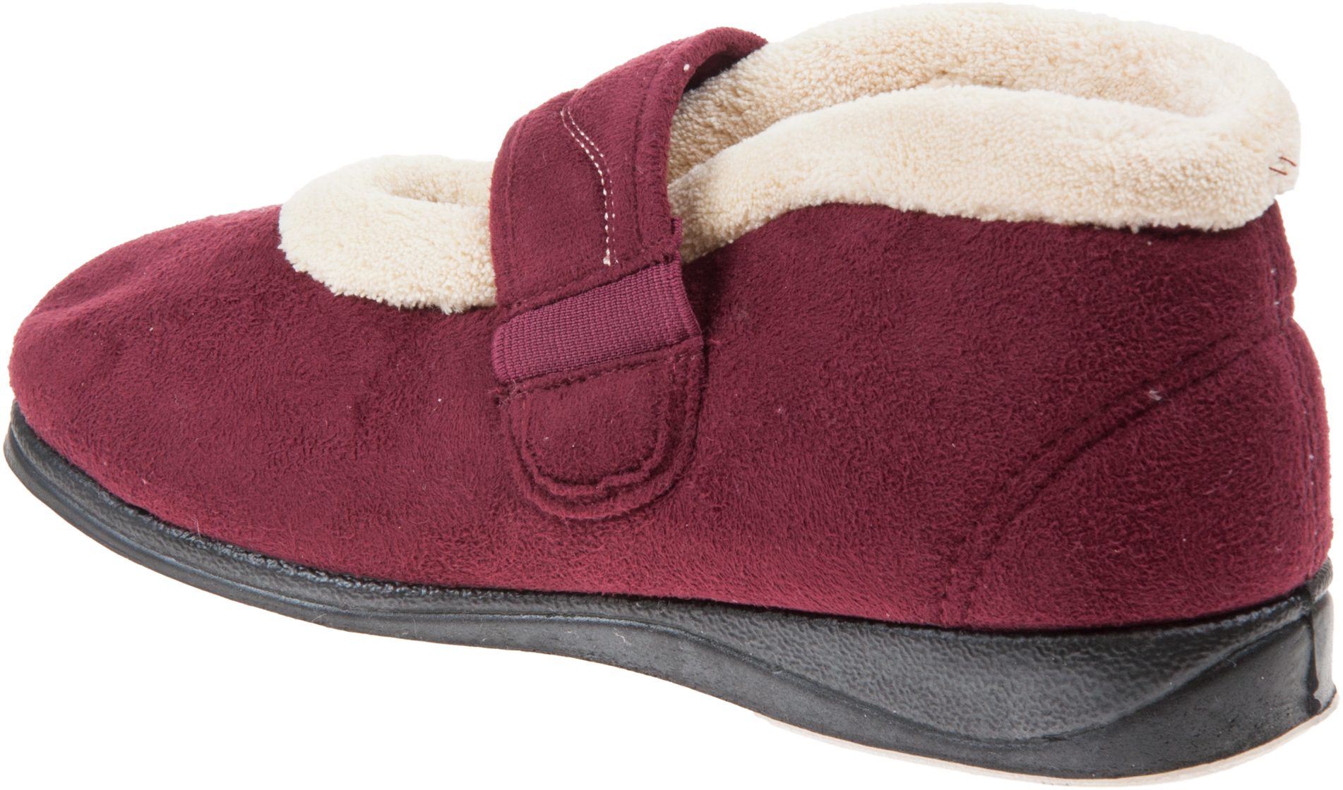 Padders Hush Burgundy 409/81 - Full Slippers - Humphries Shoes