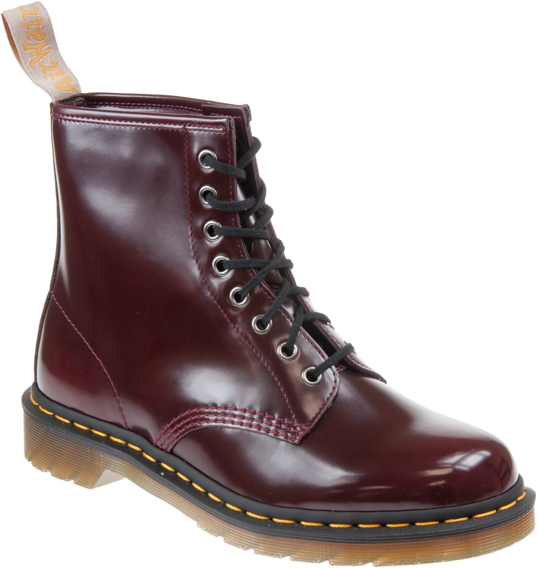 Dr. Martens 1460 Vegan Cherry Red Oxford Rub Off 23756600 - Casual ...