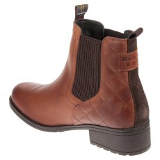 barbour rimini chelsea boot dark brown