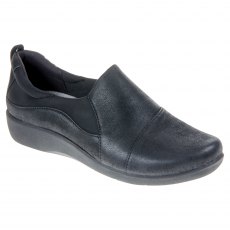 Clarks Un Loop Black Leather 20312837 - Everyday Shoes - Humphries Shoes