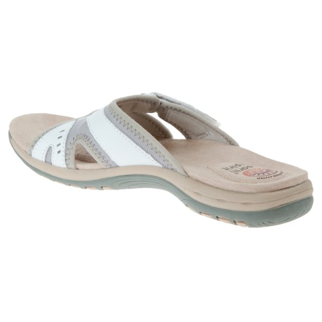 Earth Spirit Wickford White 30519 Mule Sandals Humphries Shoes