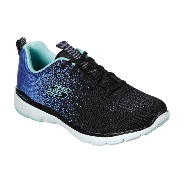 Skechers - black knit 'flex appeal 3.0' on sale trainers