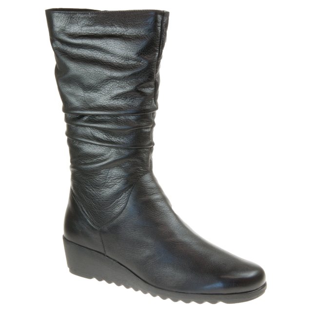 Caprice 25407-25 Black 25407-25 022 - Calf Boots - Humphries Shoes