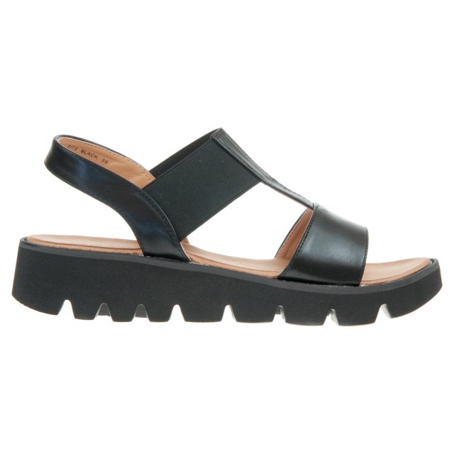 Heavenly Feet Ritz Black - Full Sandals - Humphries Shoes