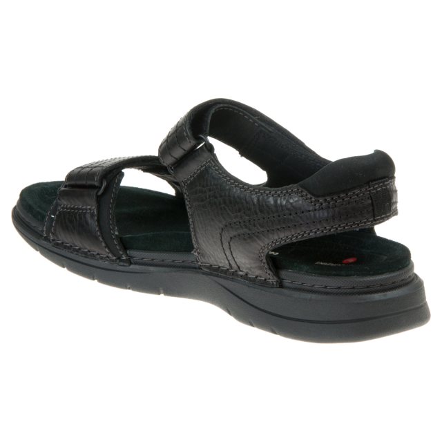 Clarks Nature Trek Black Nubuck 26159760 Full Sandals Humphries Shoes