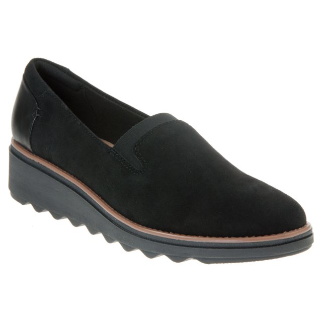 Clarks Sharon Dolly Black 26155819 - Everyday Shoes - Humphries Shoes