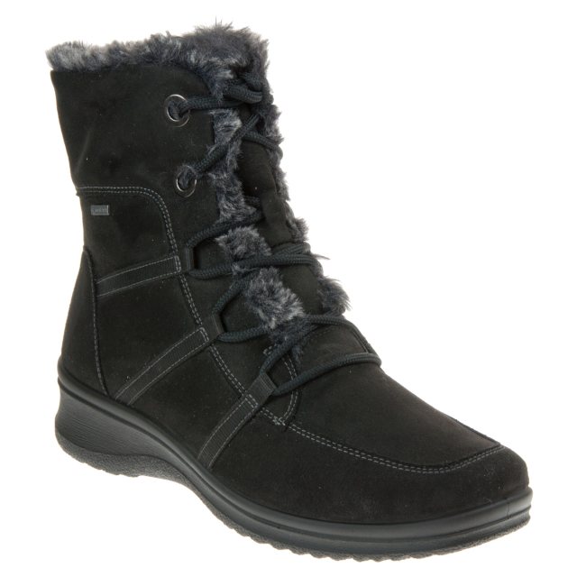 Ara Munchen 54 Black / Graphite 12-48554 65 - Outdoor Boots - Humphries ...