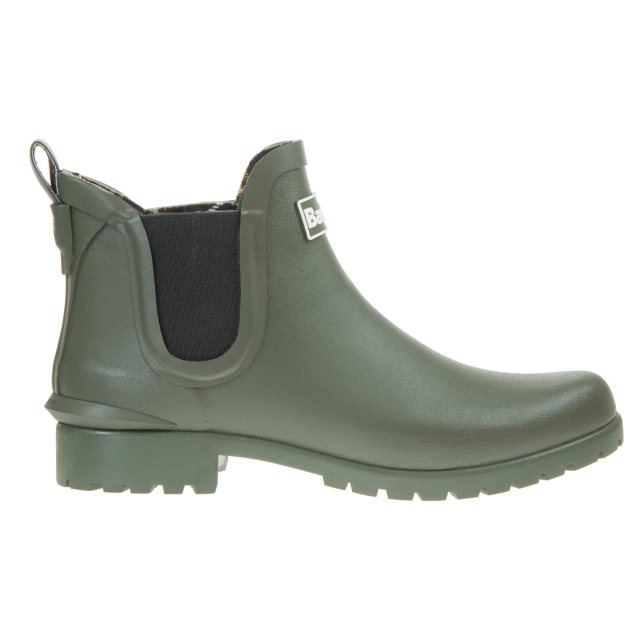 Barbour Wilton Olive LRF0066OL11 Womens Wellies Humphries Shoes