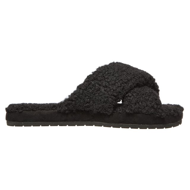 Skechers Cozy Slide Black 167236 BBK Mule Slippers Humphries Shoes