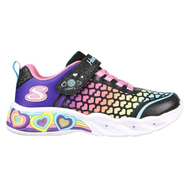 Skechers heart light online up shoes