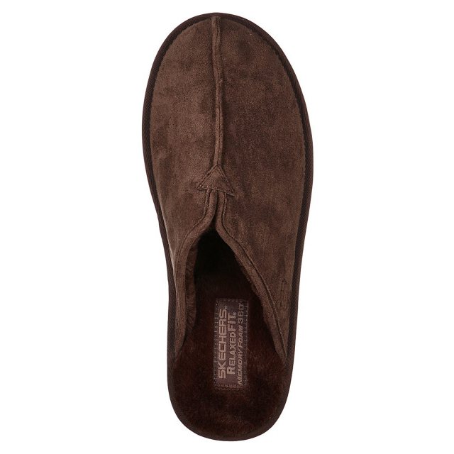 Skechers Relaxed Fit Renten Palco Chocolate 66094 CHOC Mule Slippers Humphries Shoes