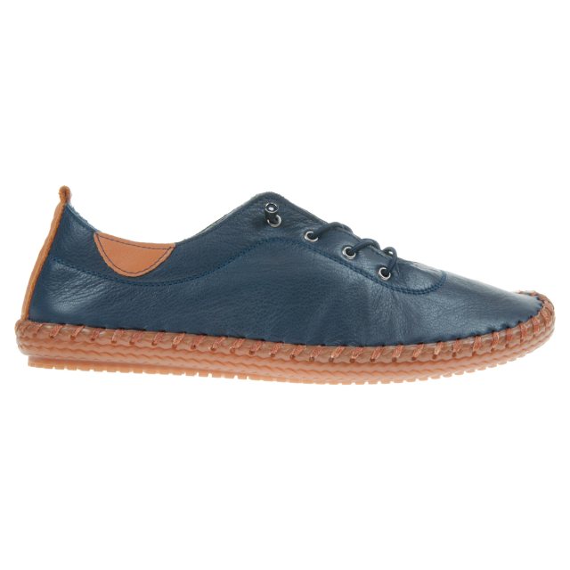 Lunar Whitstable Navy FLG019 BL - Everyday Shoes - Humphries Shoes