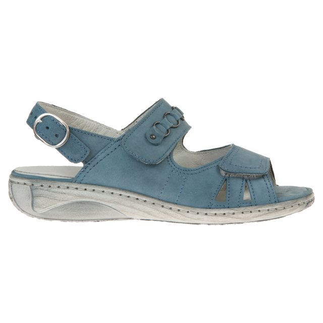 Waldlaufer Garda Denim 210004 191 263 - Full Sandals - Humphries Shoes