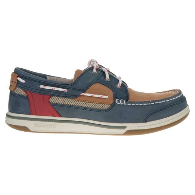 Sebago Triton Legacy Blue Navy Cognac Red 78113IW A6I Casual Shoes Humphries Shoes