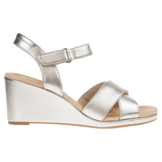 Clarks Tulip Gem Metallic Leather 26167099 - Full Sandals - Humphries Shoes