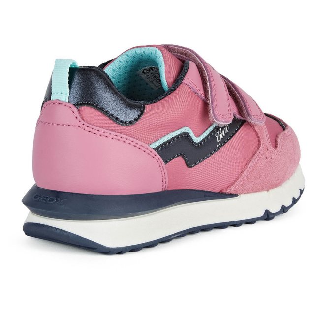 Geox Fastics Fuchsia / Navy J26GZA 054FU C8NF4 - Girls Trainers ...