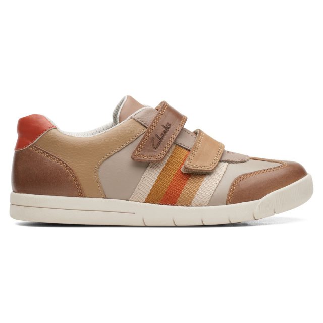 Clarks Den Stripe Kid