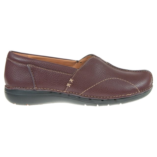 Clarks un 2025 loop burgundy