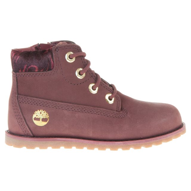 toddler burgundy timberlands