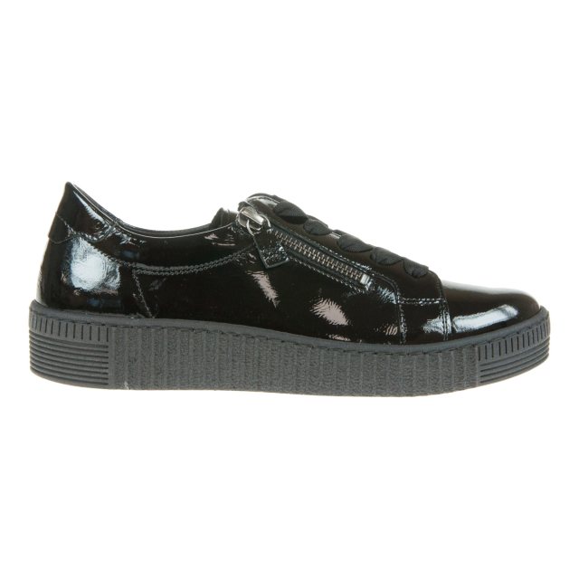 Gabor Wisdom New black patent 93.334.97 - Everyday Shoes - Humphries Shoes