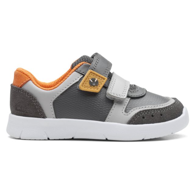 Clarks 2024 grey leather