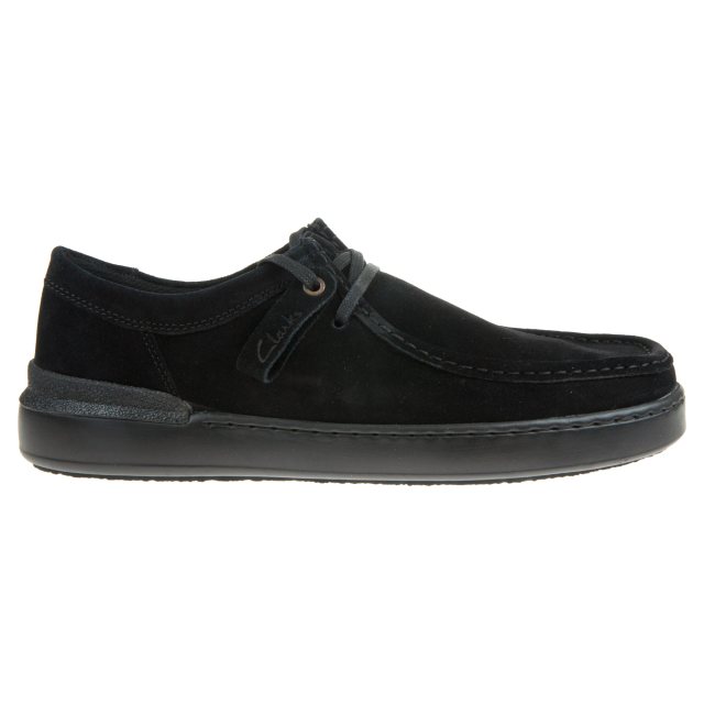 Clarks Court Lite Wally Black Suede 26166796 - Casual Shoes - Humphries ...