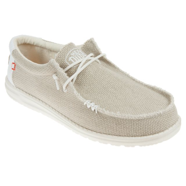 Dude Wally Braided Off White 40003-1LB - Casual Shoes - Humphries Shoes