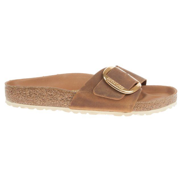 birkenstock madrid big buckle cognac 41