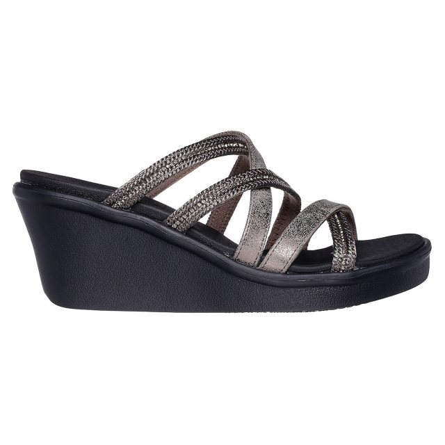 Skechers Rumble On - Classy Way Pewter 119606 PEW - Mule Sandals ...