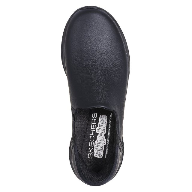 Skechers black store memory foam