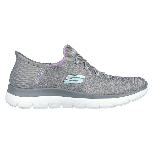 Skechers Slip ins Summits Dazzling Haze Grey Mint 149937 GYMT Everyday Shoes Humphries Shoes